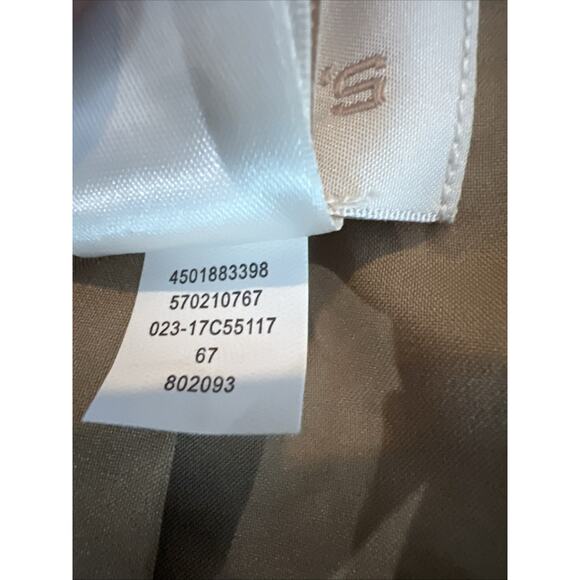 Chico's Women's Large Faux Fur Animal Collar swing Jacket Button Front Tan NWT - Picture 13 of 16